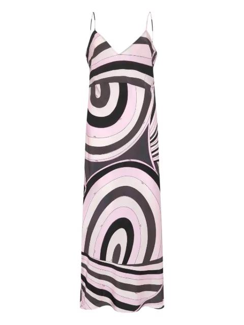 Iride-print maxi dress by PUCCI