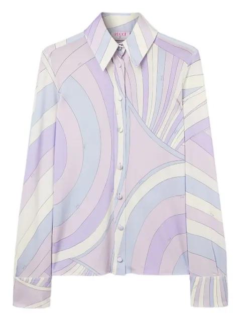 Iride-print shirt by PUCCI