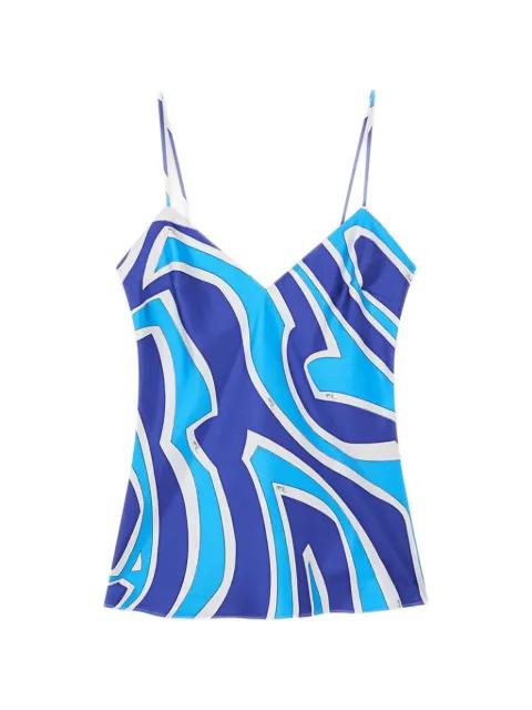 Labirinto print camisole top by PUCCI