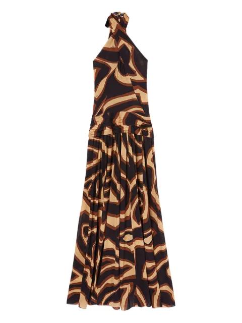 Labirinto print sleeveless dress by PUCCI