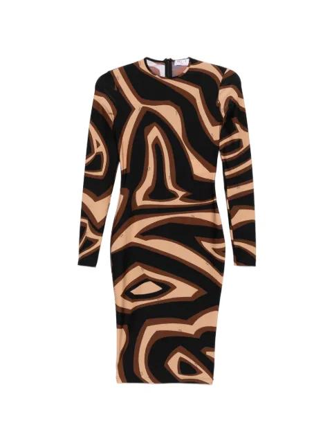 Labirinto wave-print dress by PUCCI 