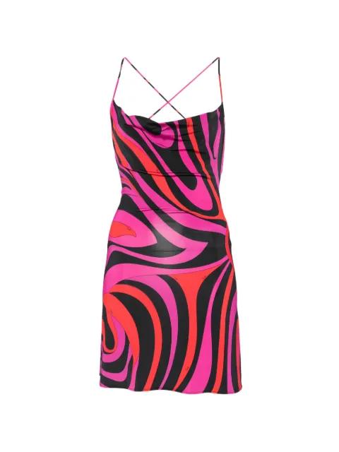 Marmo-print short dress by PUCCI