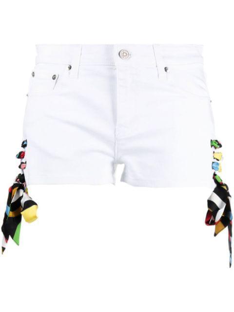 Marmo-print shorts by PUCCI