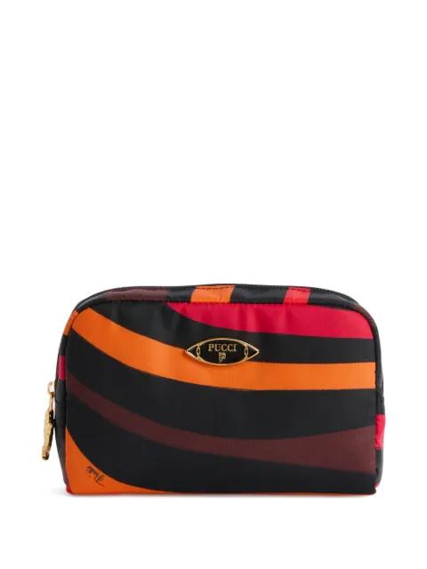 Marmo-print small beauty case by PUCCI