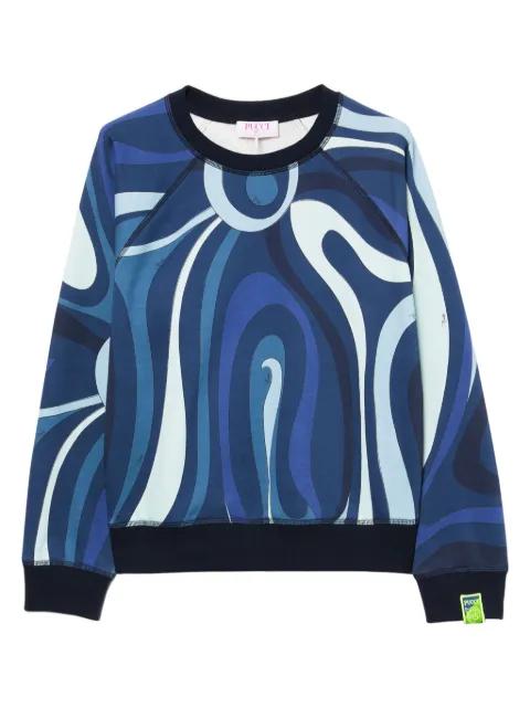 Marmo-print sweatshirt by PUCCI
