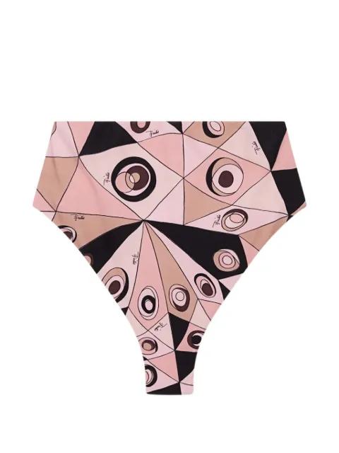 Occhi print bikini bottom by PUCCI