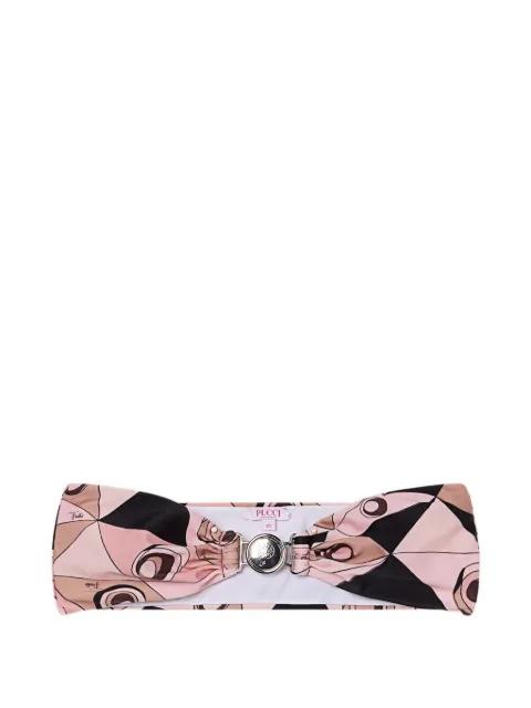 Occhi print bikini top by PUCCI