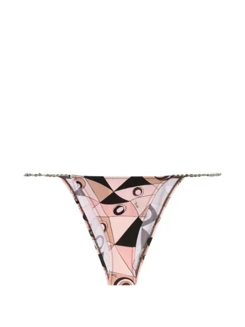 Occhi printed bikini bottom by PUCCI