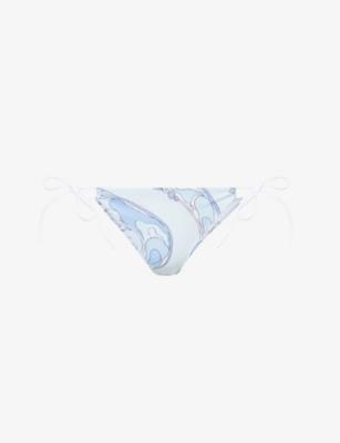 Orchidee Printed Bikini Bottoms by PUCCI