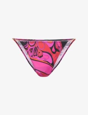 Orchidee Printed Bikini Bottoms by PUCCI