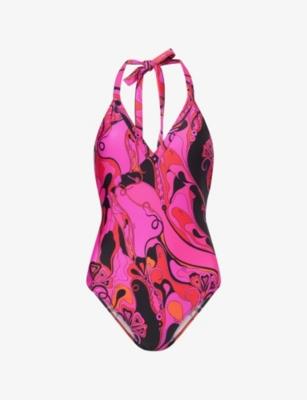 Orchidee Printed Swimsuit by PUCCI