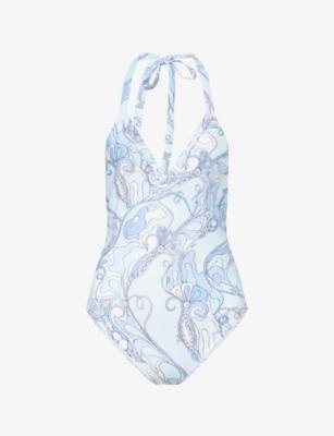 Orchidee Printed Swimsuit by PUCCI