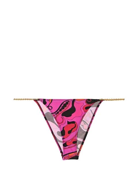 Orchidee-print bikini bottom by PUCCI