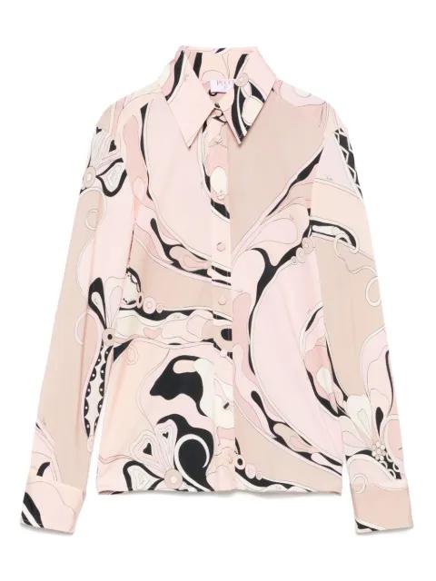 Orchidee-print shirt by PUCCI