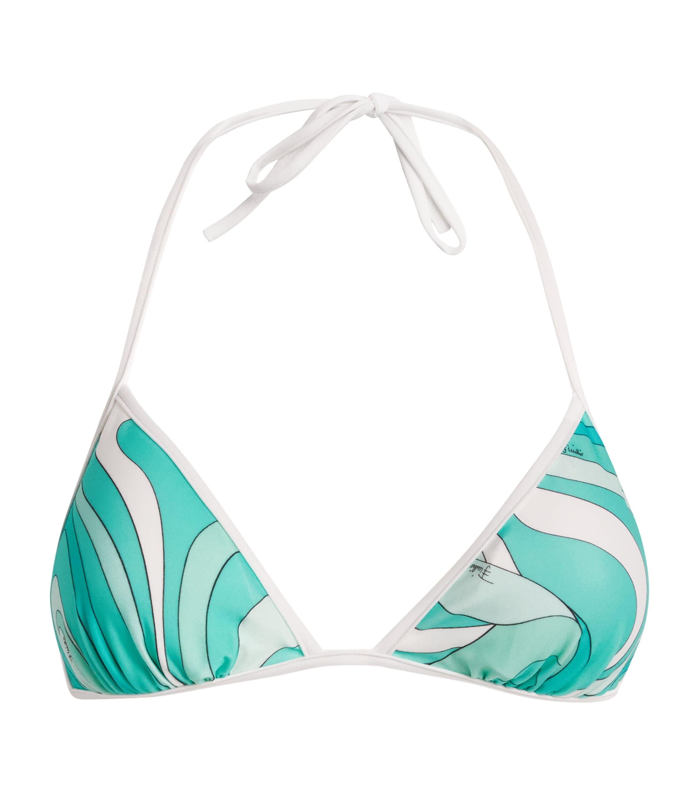 PUCCI Marmo Print Bikini Top by PUCCI