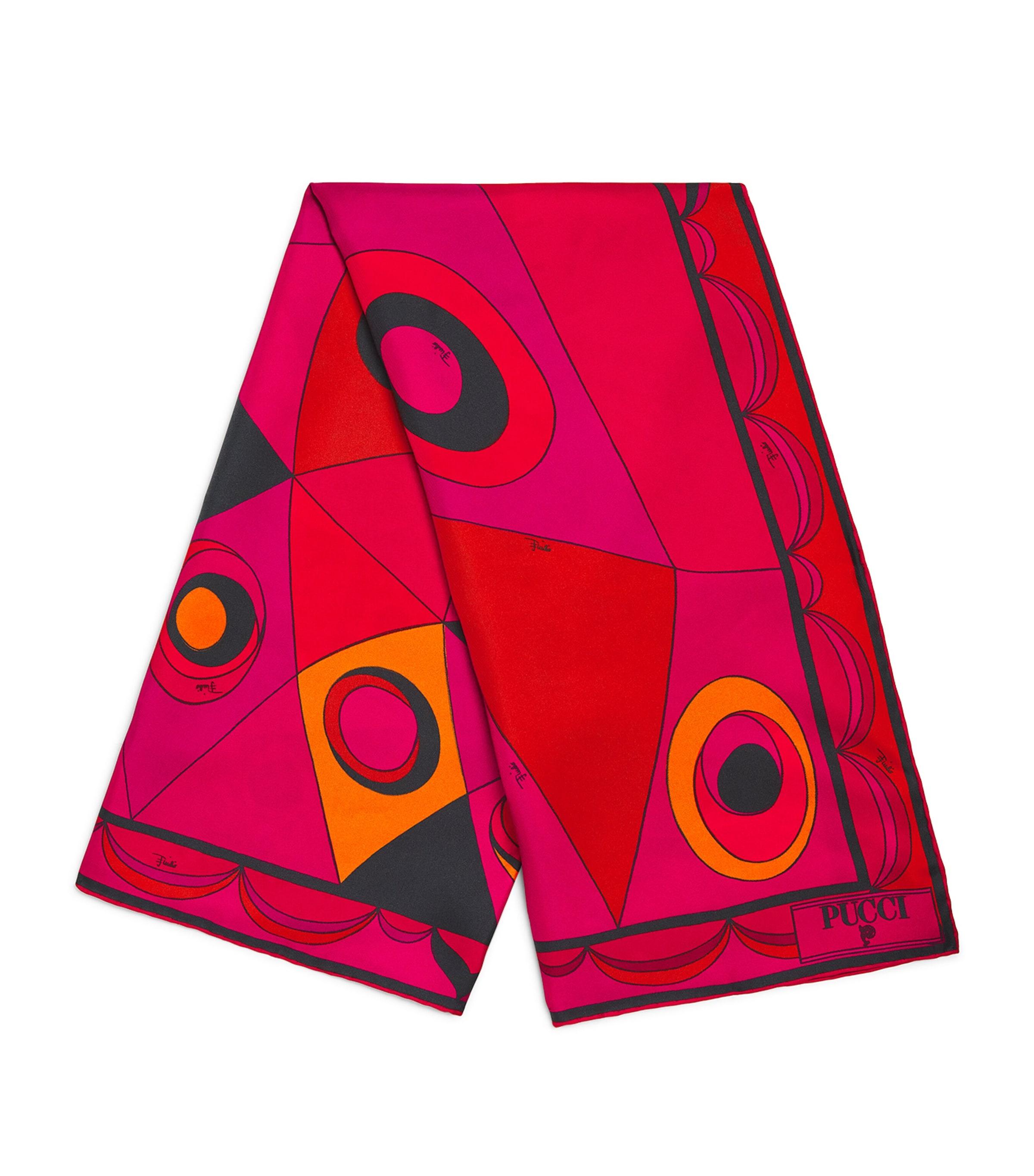 PUCCI Silk Angoli Scarf by PUCCI