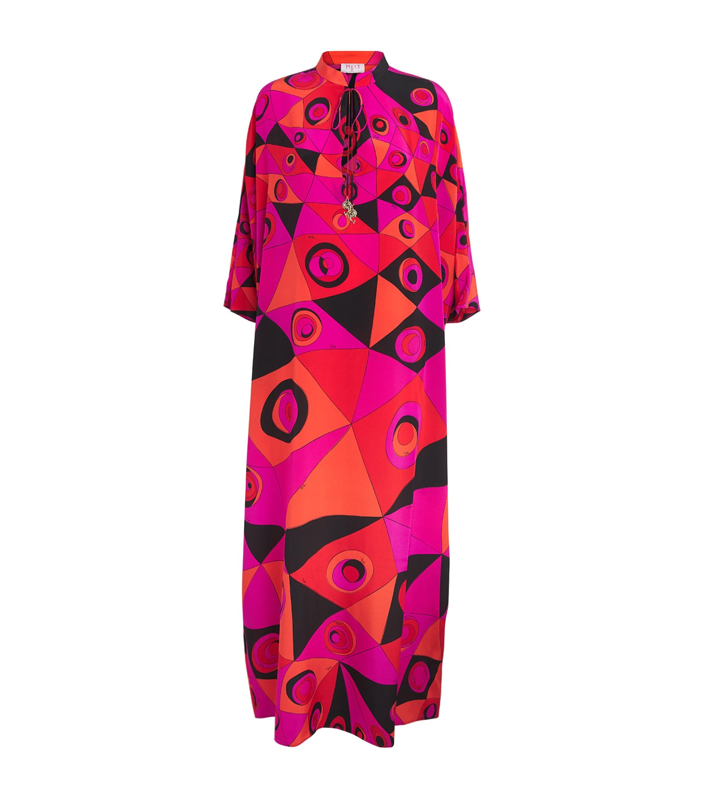 PUCCI Silk Occhi Maxi Kaftan by PUCCI