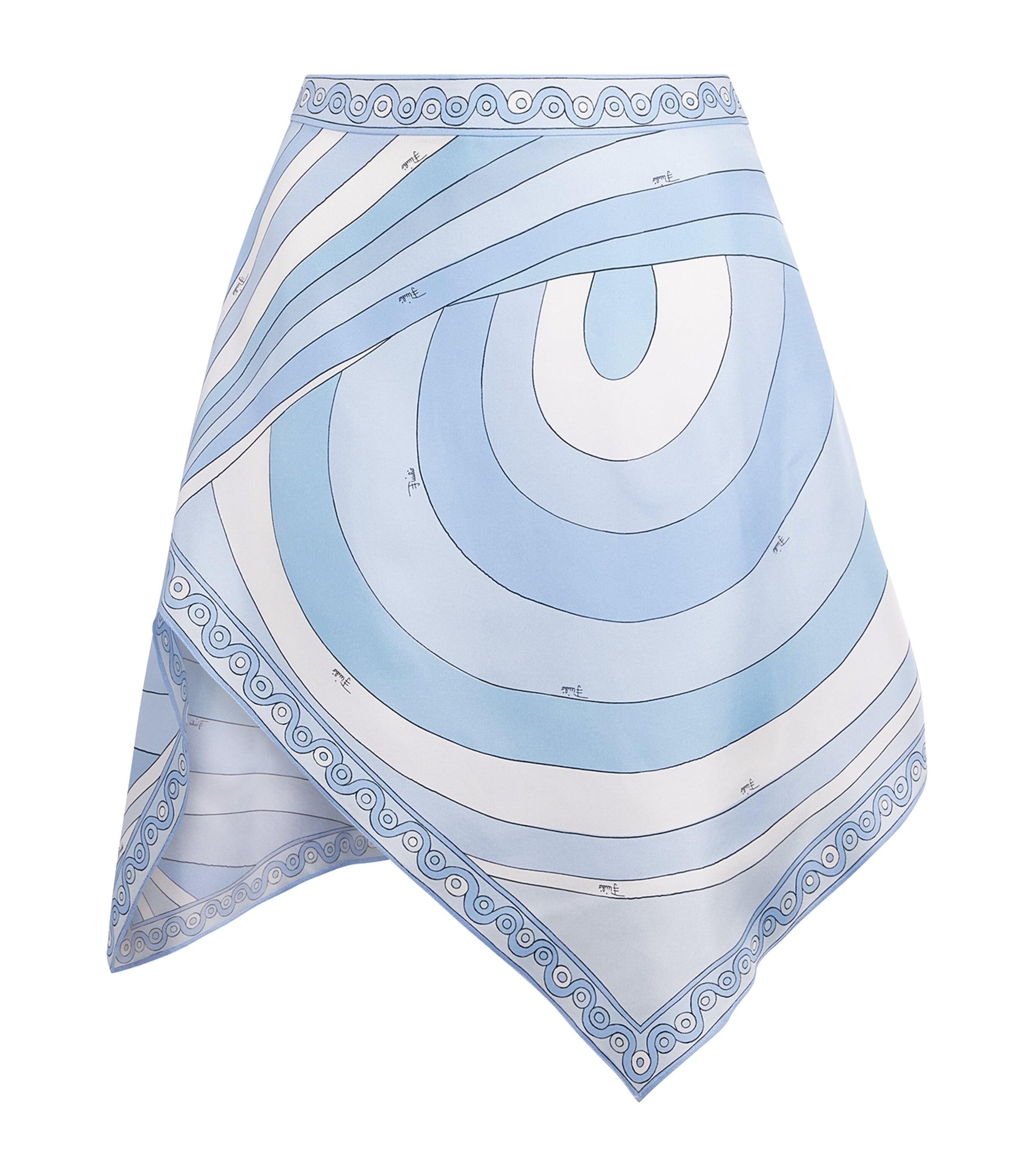 PUCCI Silk Orchidee Scarf Mini Skirt by PUCCI