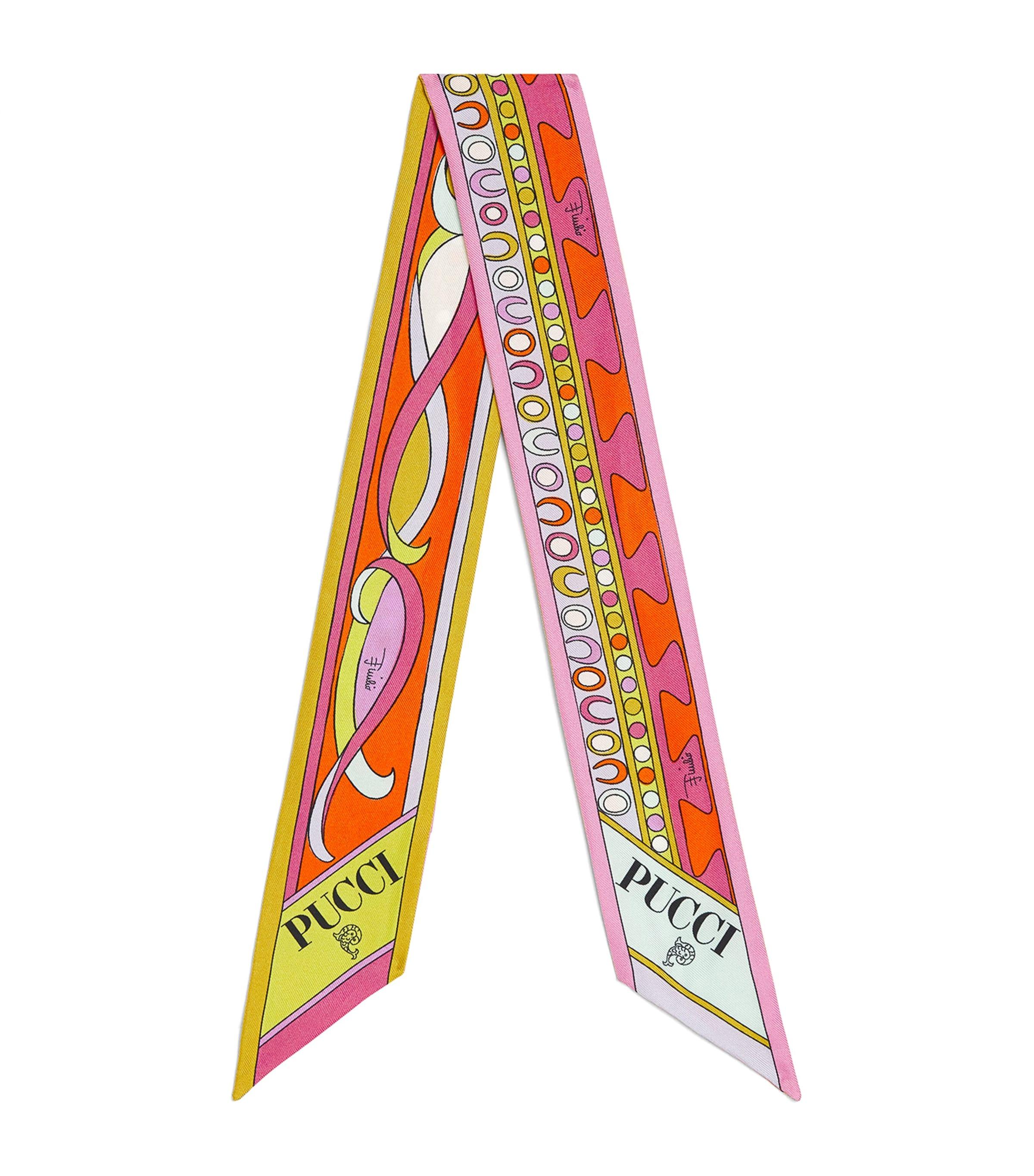 PUCCI Silk Twill Printed Scarf by PUCCI