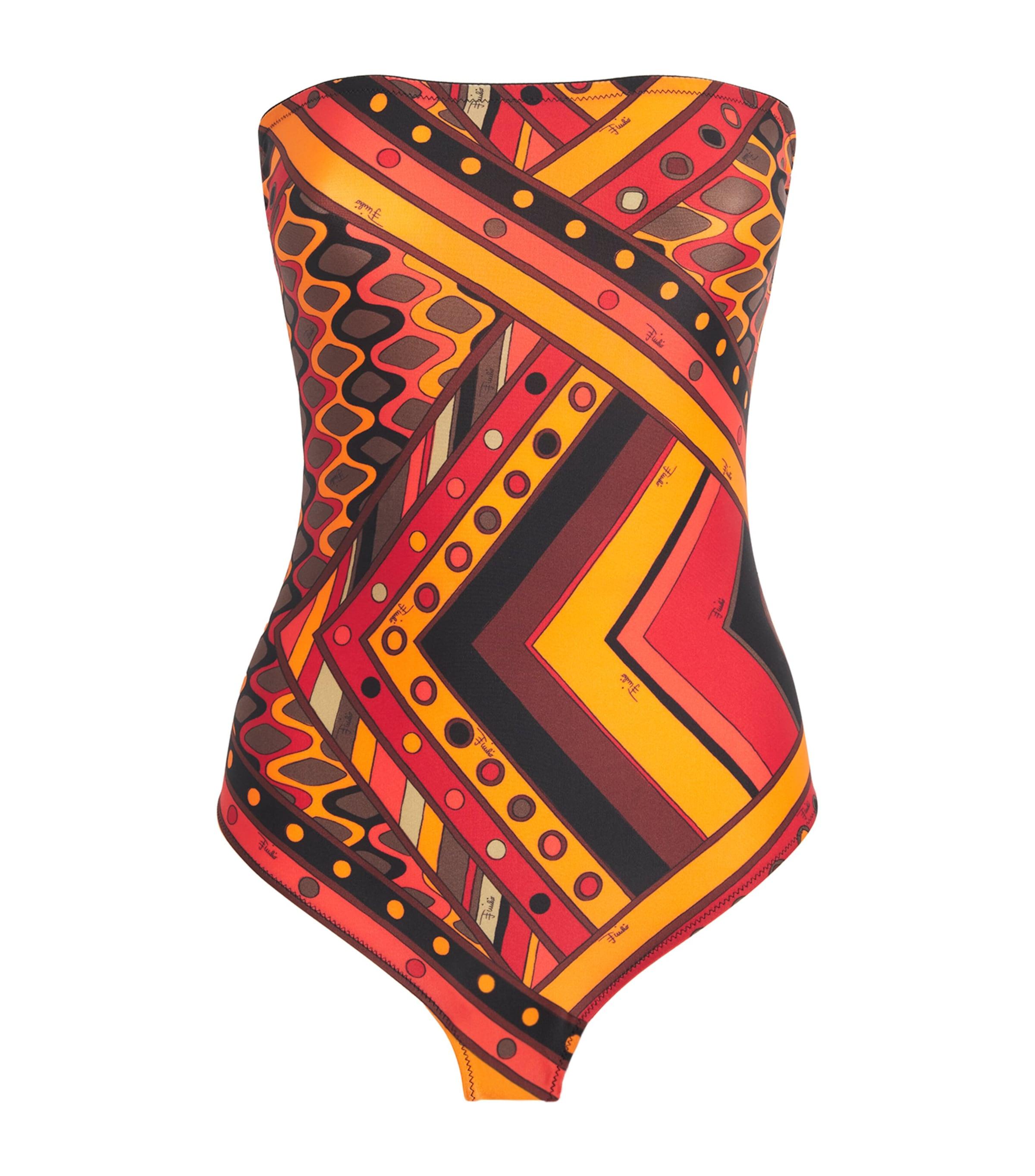 PUCCI Vivara Strapless Swimsuit by PUCCI