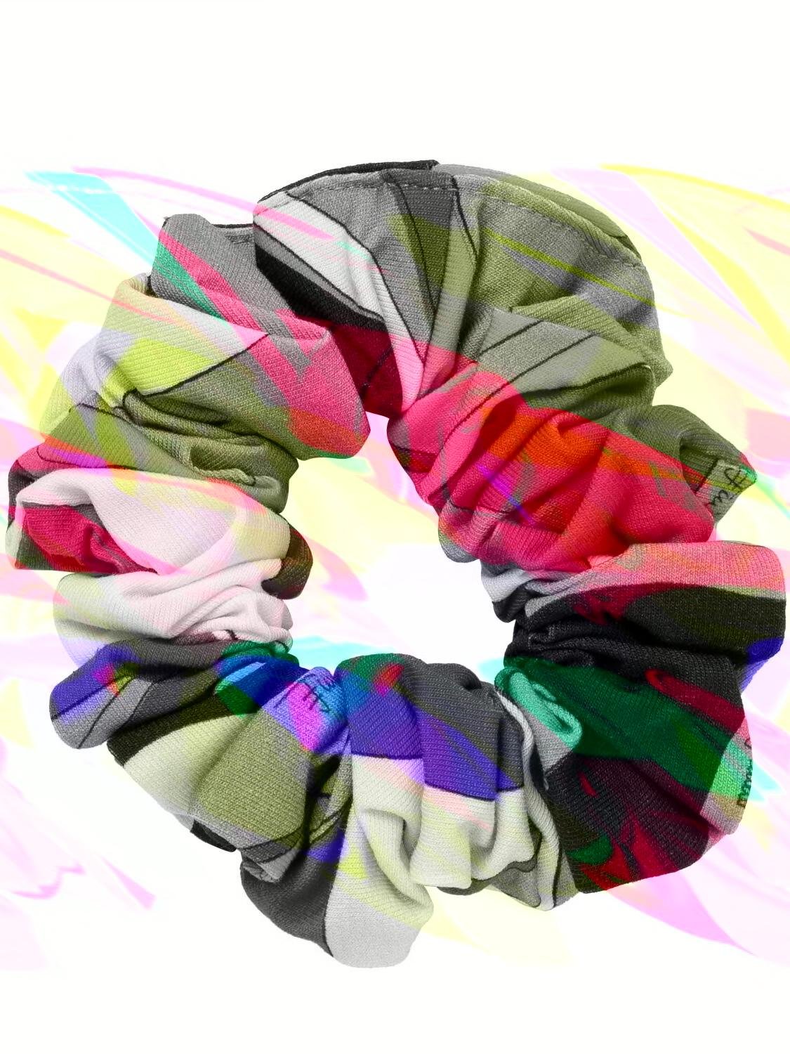 Printed Cotton Jersey Scrunchie by PUCCI