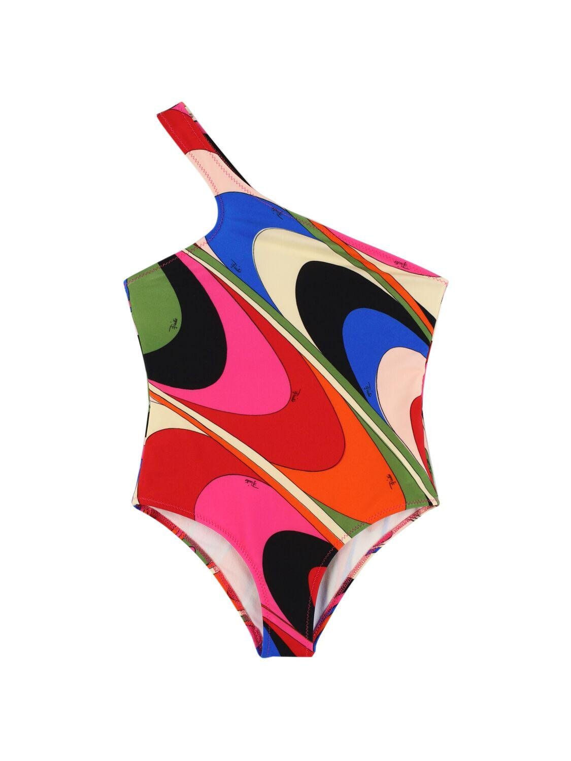 Printed Lycra One-piece Swimsuit by PUCCI