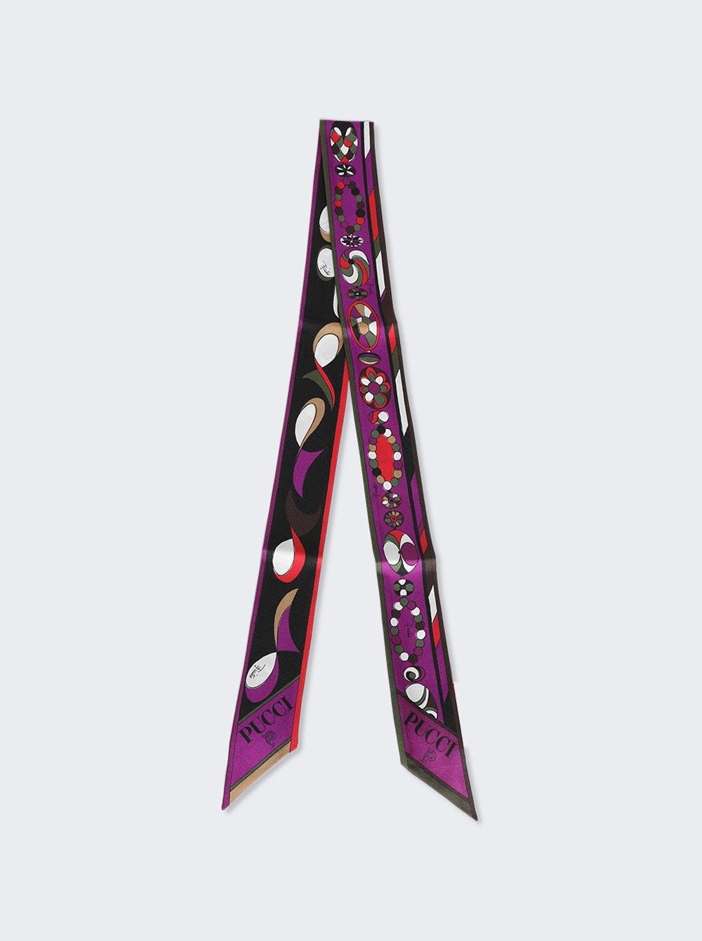 Printed Twill Scarf Pink  | The Webster by PUCCI