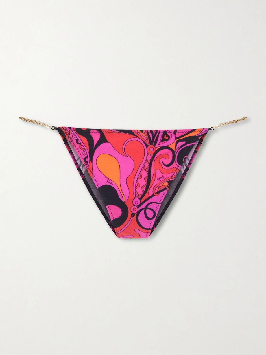 Printed bikini briefs by PUCCI