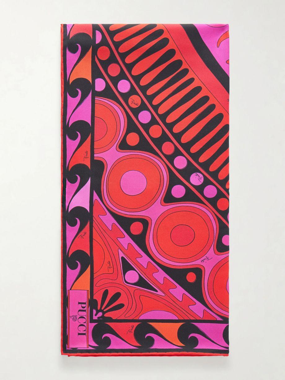 Printed silk-twill scarf by PUCCI