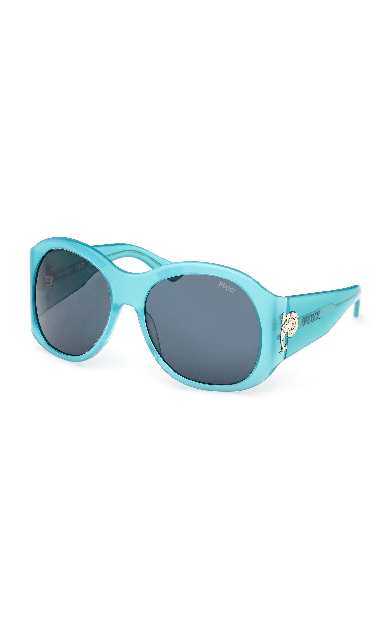 Pucci Round-Frame Acetate Sunglasses - Moda Operandi by PUCCI