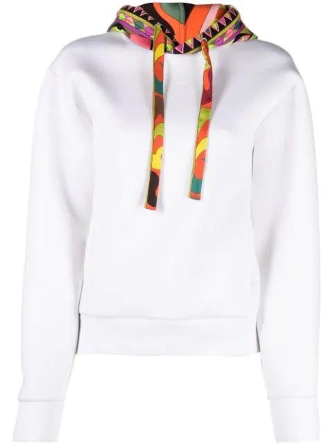 Rombi-print drawstring hoodie by PUCCI