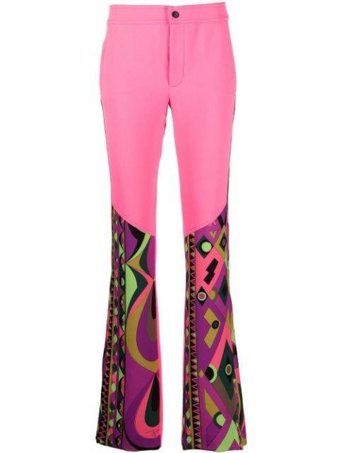 Rombi-print straight-leg trousers by PUCCI