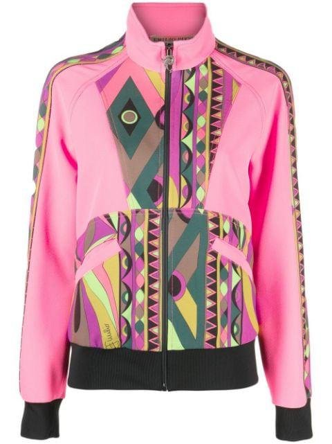 Rombi-print track jacket by PUCCI
