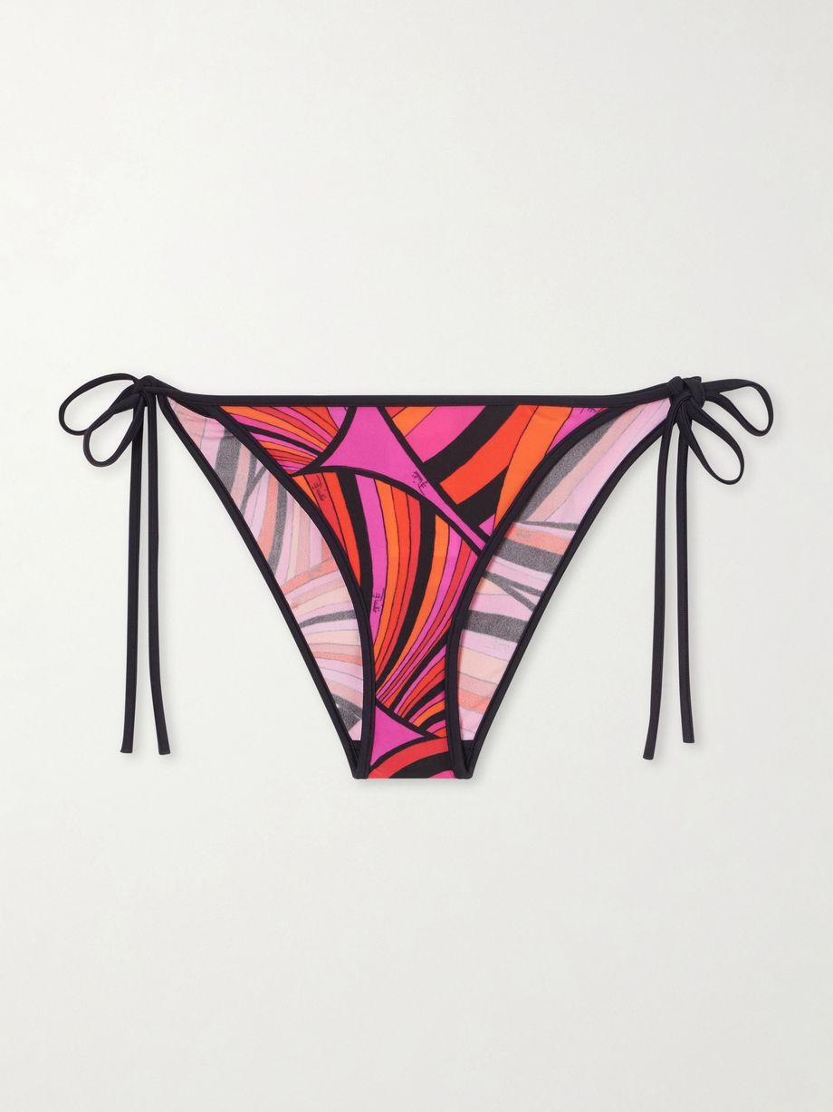 Striped bikini briefs by PUCCI