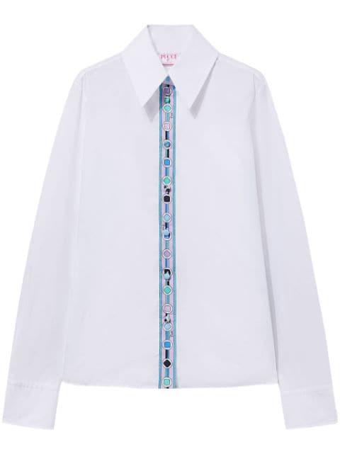 Vivara-print cotton shirt by PUCCI