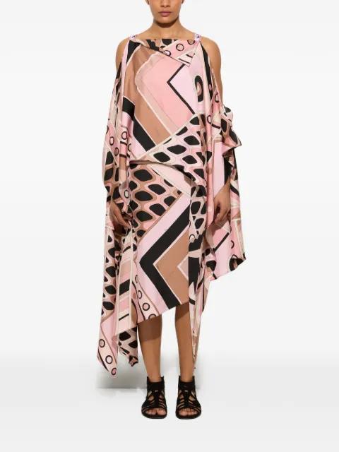 Vivara print silk dress by PUCCI