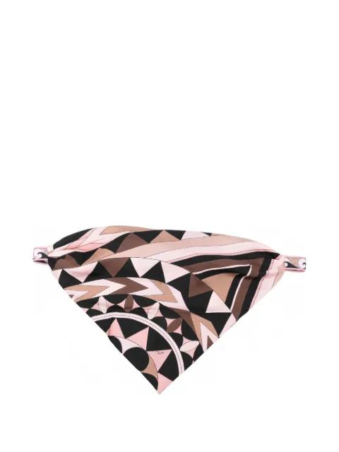 Vivara-print small silk carré by PUCCI