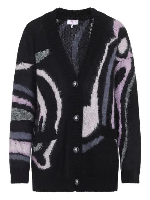 abstract-patter cardigan by PUCCI