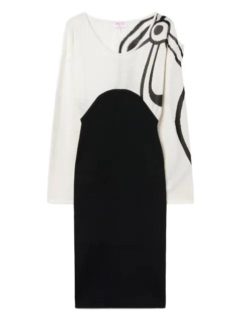 abstract-print knit dress by PUCCI