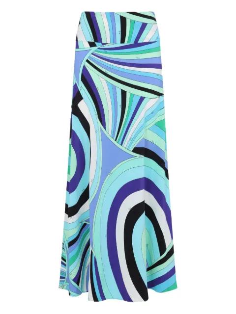abstract-print skirt by PUCCI