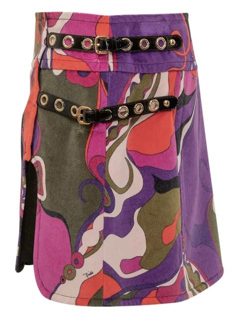 buckle mini skirt by PUCCI