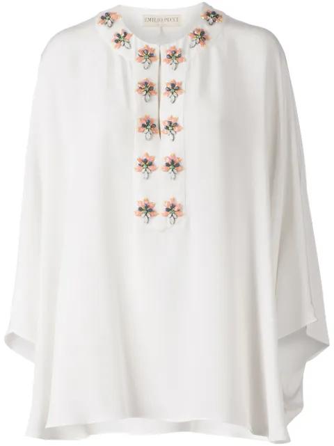 embellished tunic top by PUCCI