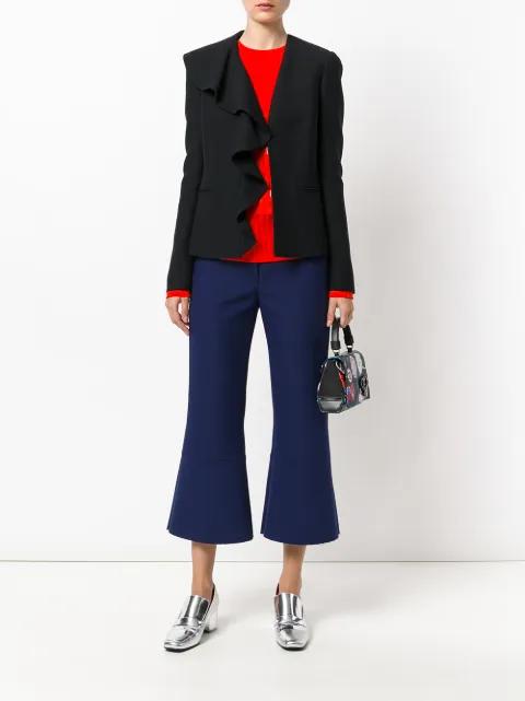frill-embroidered blazer by PUCCI