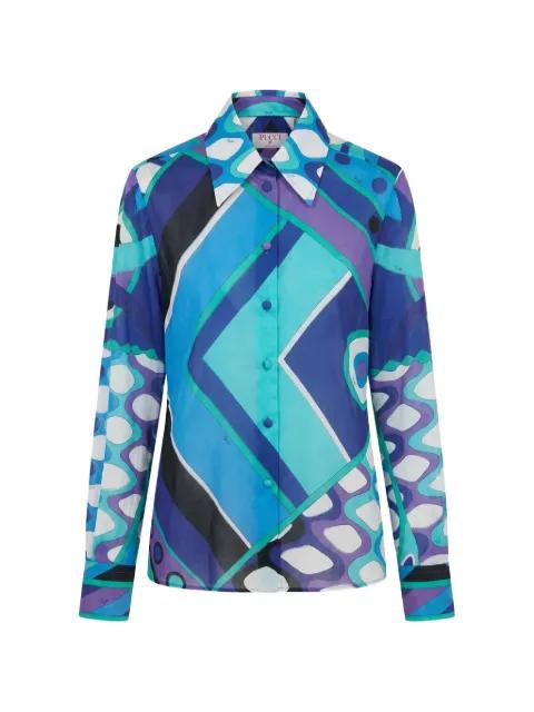 geometric-pattern shirt by PUCCI