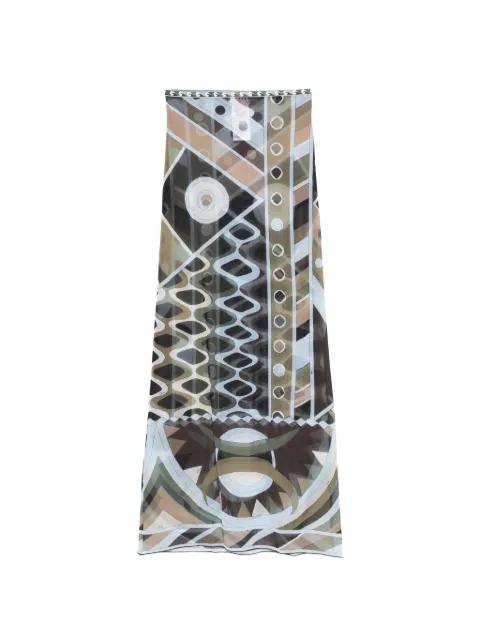 geometric pattern skirt by PUCCI