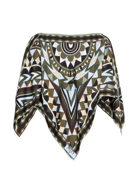 geometric-print blouse by PUCCI