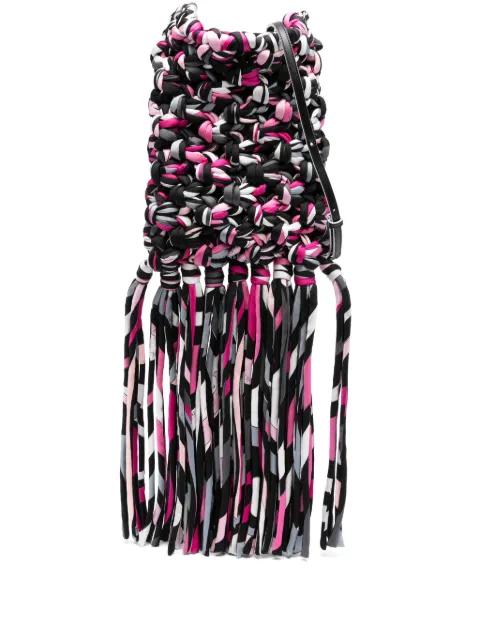 knitted cross body bag by PUCCI