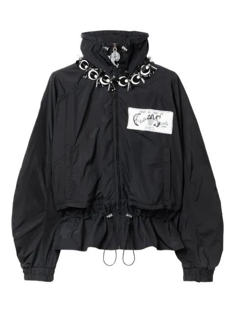 label-embellished drawstring jacket by PUCCI