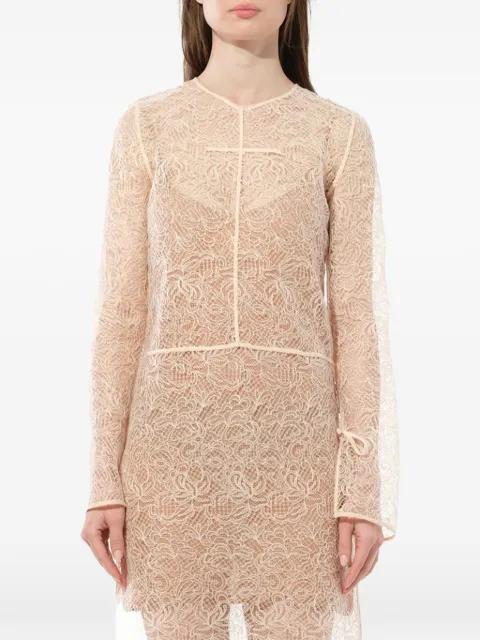 lace long-sleeve dress by PUCCI