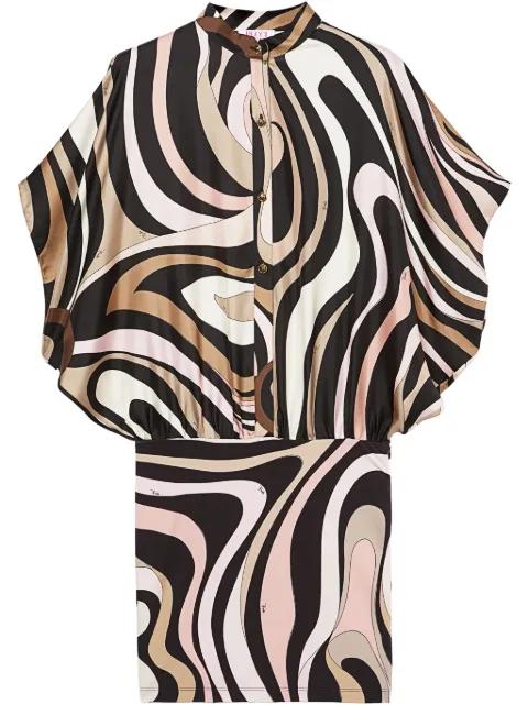 marmo-print dress by PUCCI